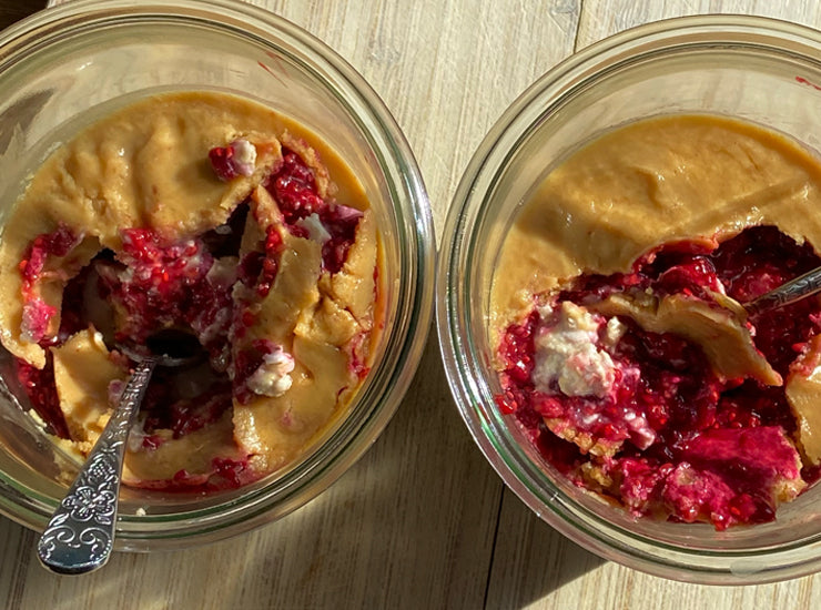 Friday Fuel: PB&J Overnight Oats